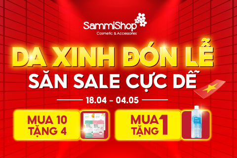 DA XINH ĐÓN LỄ - SĂN SALE CỰC DỄ: SALE UP TO 35% + MUA 1 TẶNG 1 CỰC ƯU ĐÃI TỪ 01.05 - 04.05
